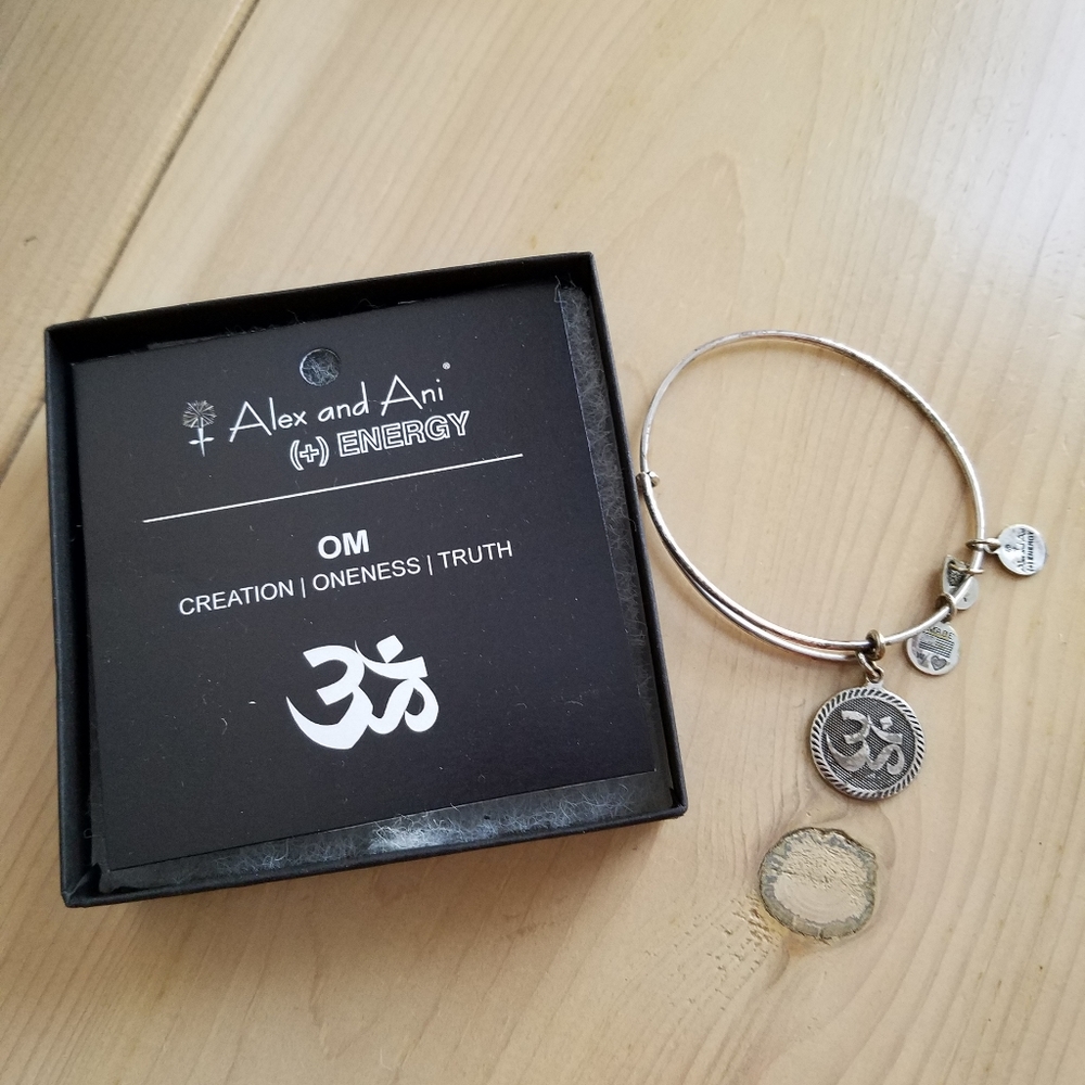Alex and Ani "OM" Bracelet